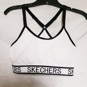 New Skechers Women's Large Stretchy Sports Bra with adjustable Straps